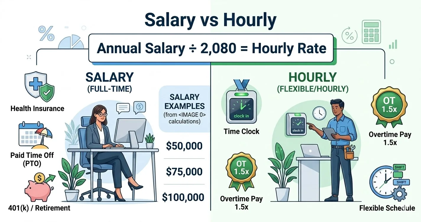 Salary vs Hourly